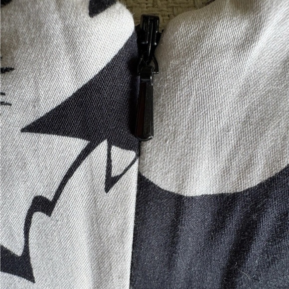 Vintage (90’s) Black and White Donna Rico Floral Dress - Picture 3 of 3